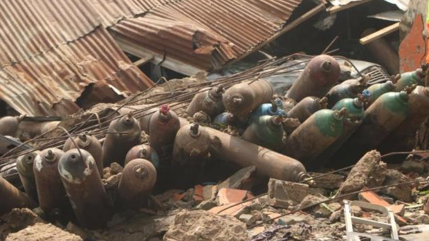 驚悚，尼日利亞一燃氣站發(fā)生燃氣爆炸事故